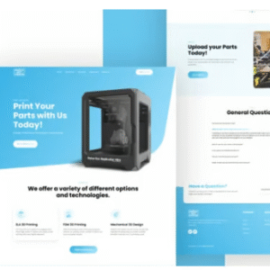 Design modern professional UI UX landing page in figma