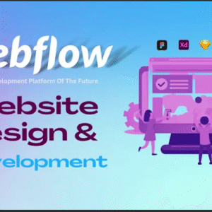 Basic Webflow/Landing Page Setup 1 page + responsive
